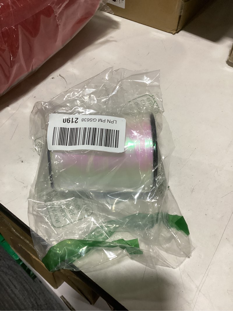 Condition photo showing As Is for 500 yard curling ribbon, 3/16" white gradient curly ribbons for crafts, balloon string ribbon for balloons, gift wrapping ribbons for christmas halloween birthday party decorations