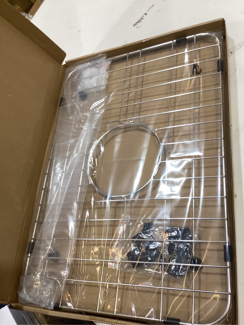 Condition photo showing Good Condition for Serene Valley Sink Grid 18" X 12-1/2", Centered Drain with Corner Radius 1-1/2", NLW1812C
