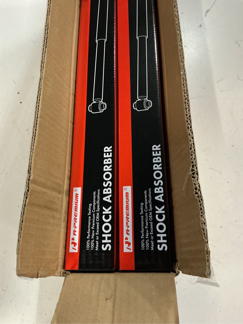 Condition photo showing New/Like New for a-premium rear shocks compatible with chevrolet silverado gmc sierra 1500 2500 dodge ram 1500-2x replacement suspension shock absorber strut rear side