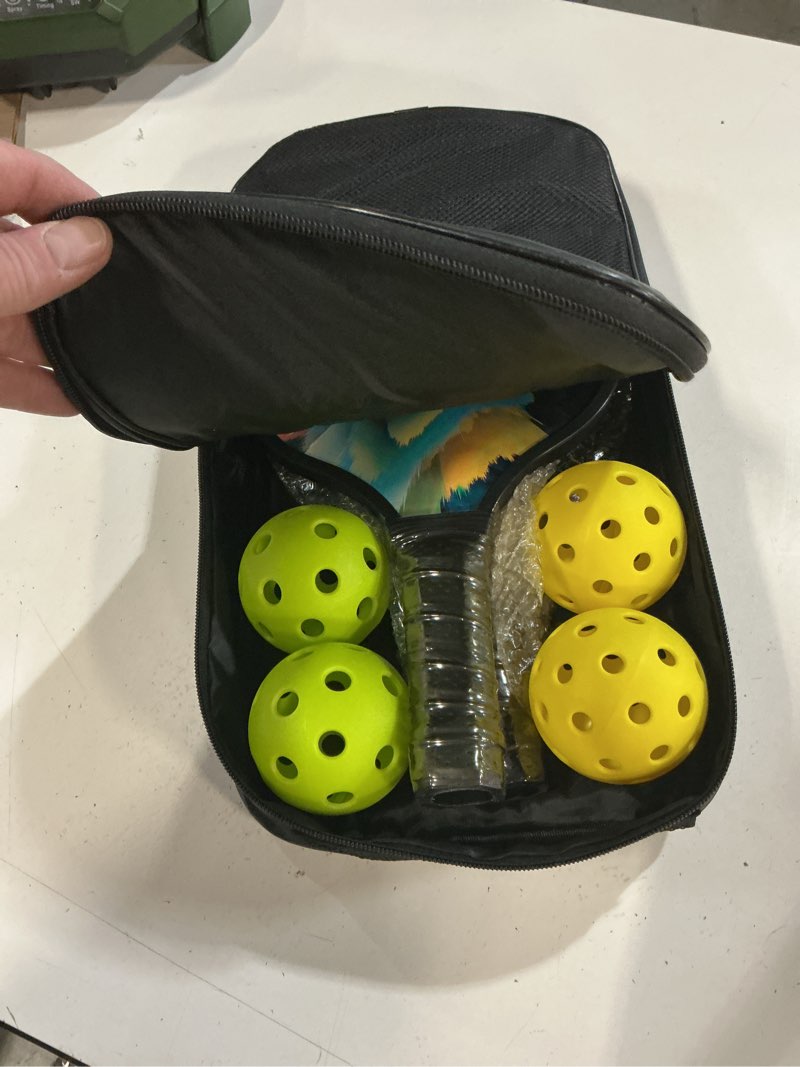 Condition photo showing New/Like New for pickleball paddles, usapa approved fiberglass surface pickleball set with pickleball rackets, pickleball paddles set ?for men women, it is a great gift option for family, loved ones, and friends.