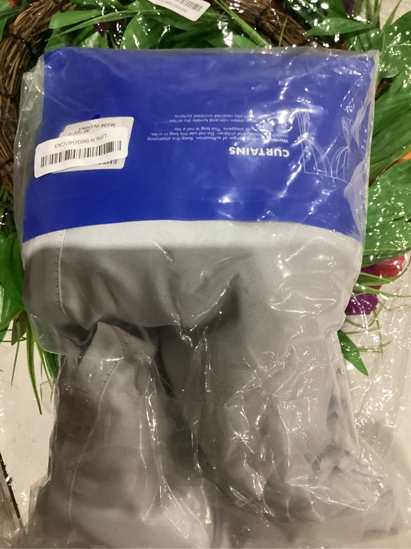 Condition photo showing Good Condition for MIULEE Blackout Curtains for Bedroom Living Room 63 Inches Long 2 Panels, Thermal Insulated Room Darkening Drapes Solid Grommet Noise Reduction Light Blocking Window Curtains 40x63 Inch Greyish White 40"W x 63"L (Pack of 2) Greyish White