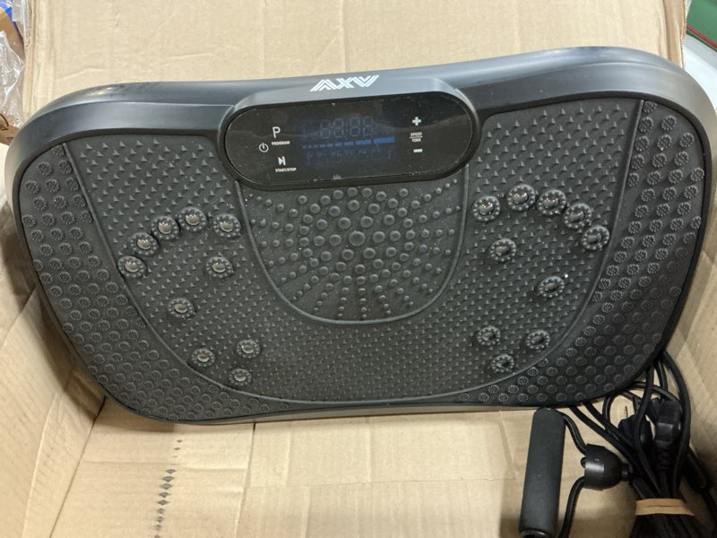 Condition photo showing As Is for axv vibration plate fitness platform exercise machine vibrating lymphatic draina