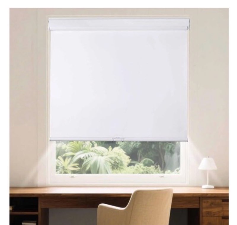 SILKVERSE Roller Window Shades Free-Stop Cordless Blackout Blinds, Thermal Insulated Pull Down Shade