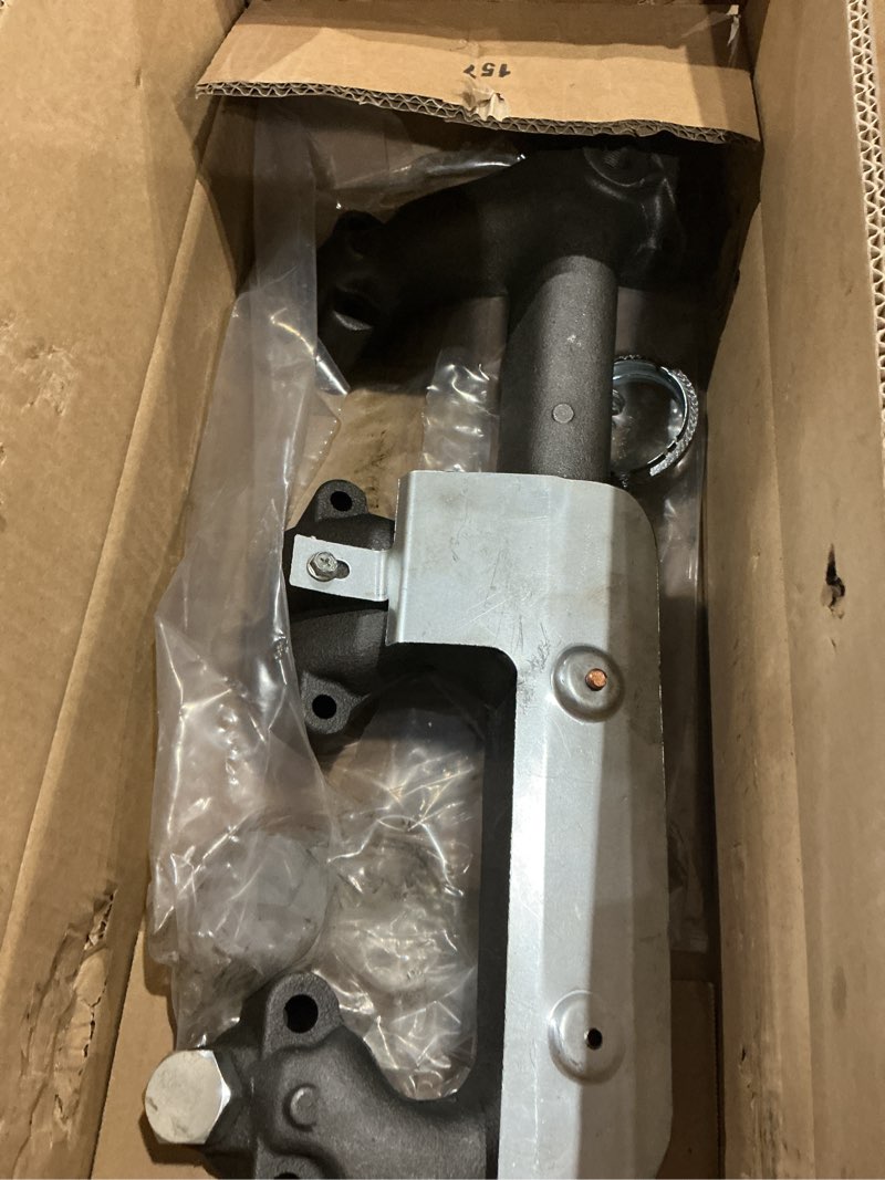 Condition photo showing As Is for (incomplete, missing pieces)exhaust manifold pair left & right side compatible with chevrolet c1500 c2500 c3500 k1500 k2500 k3500 1988-1995 compatible with gmc c1500 c2500 c3500 k1500 k2500 k3500 1988-1995 674-156 674-157