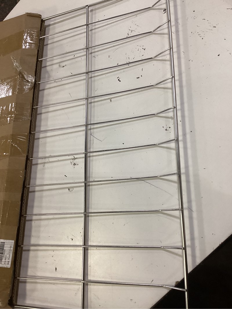 Condition photo showing New/Like New for 2 pcs wpw10550642 oven rack, 25 x 15 inch 304 stainless steel, compatible with whirlpool oven rack wfg320m0ms, wfg505m0bs3, amana series agr3130baw, agr4230bab2 replacement parts