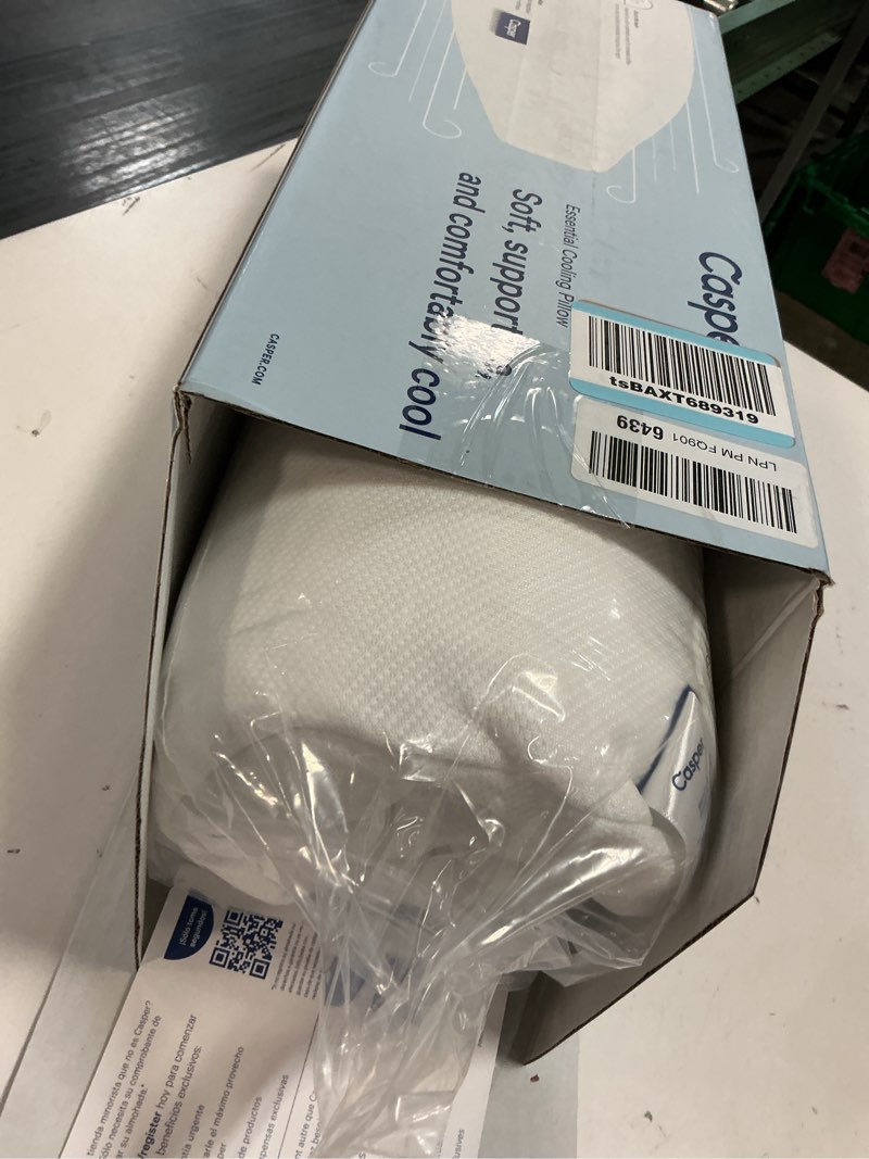 Condition photo showing Good Condition for casper sleep essential cooling pillow, standard, white standard essential cooling pillow single pack