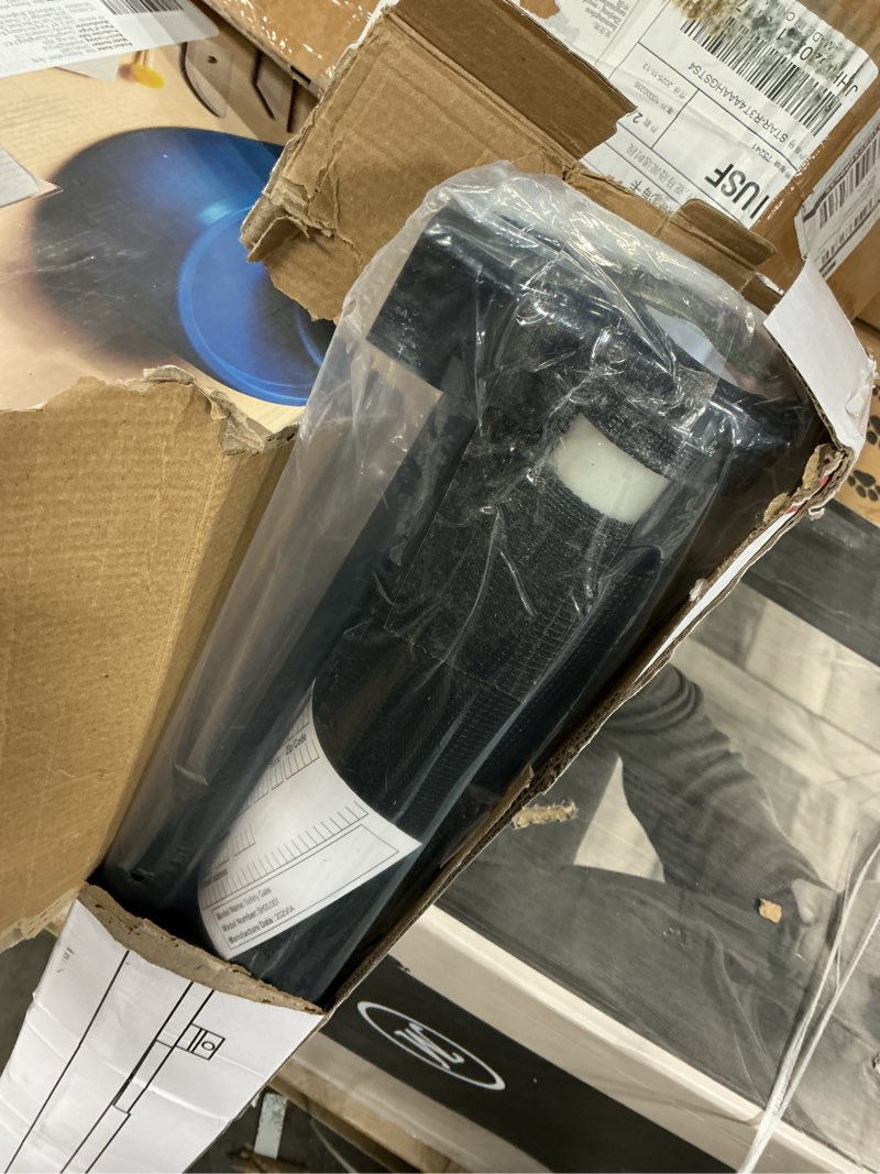 Condition photo showing New/Like New for Retractable Baby Gate for Doorways and Stairs, Mesh Safety Gate for Pet, Indoor & Outdoor Use, One-Hand Operation, Easy Installation, 33.6" Tall, Expands to 55" Wide?Black,33.6"x55" 33x55 Inch Black