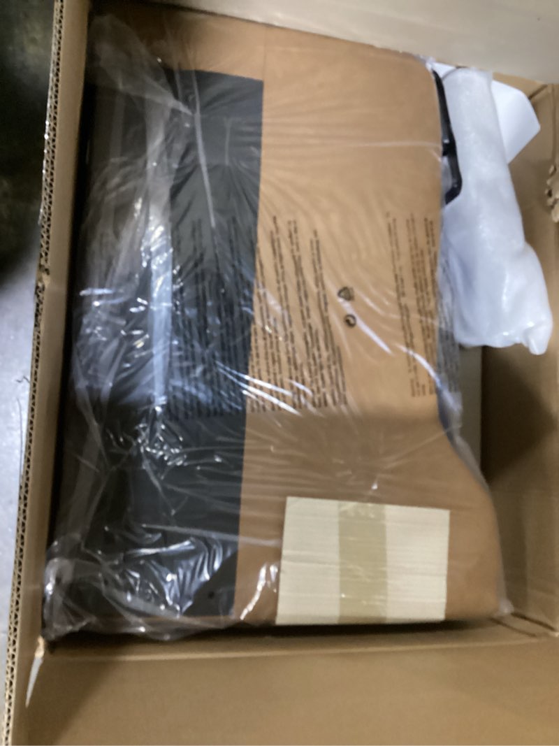 Condition photo showing Good Condition for PU Leather Accent Chair Set of 2, Mid-Century Modern Living Room Armchair Sofa with Removable Cushions, Solid Wood Frame & Stitched Armrest Design, Bedroom Chair with Plastic Legs, Brown Brown Set of 2