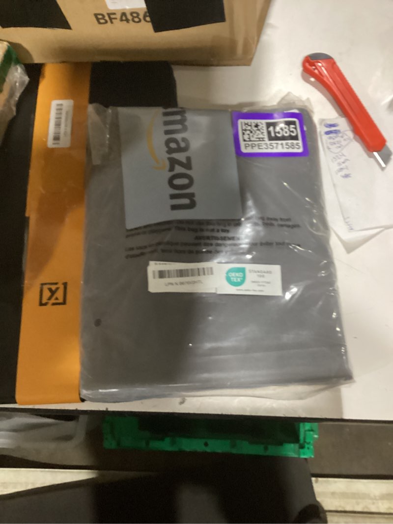 Condition photo showing Good Condition for freshculture twin flat sheets only 2 pack - hotel quality flat bed sheets - brushed microfiber - ultra soft & breathable - wrinkle-free - easy care - flat sheets only twin size (dark grey) dark grey twin-2pack