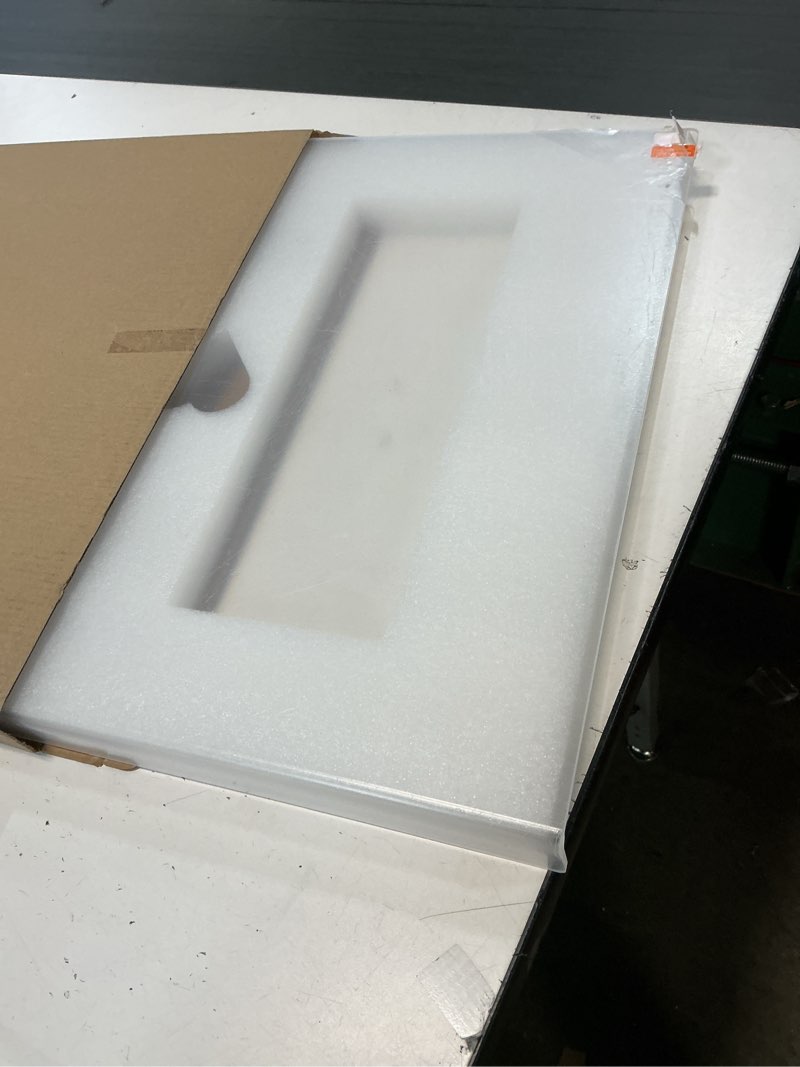 Condition photo showing Good Condition for Clear Cutting Board for Countertop, 18x16 Inch Acrylic Cutting Board with Counter Lip, Non Slip Large Cutting Boards for Kitchen Utensils, Kitchen Decor, House Warming Gifts New Home 18"L x 16"W Clear