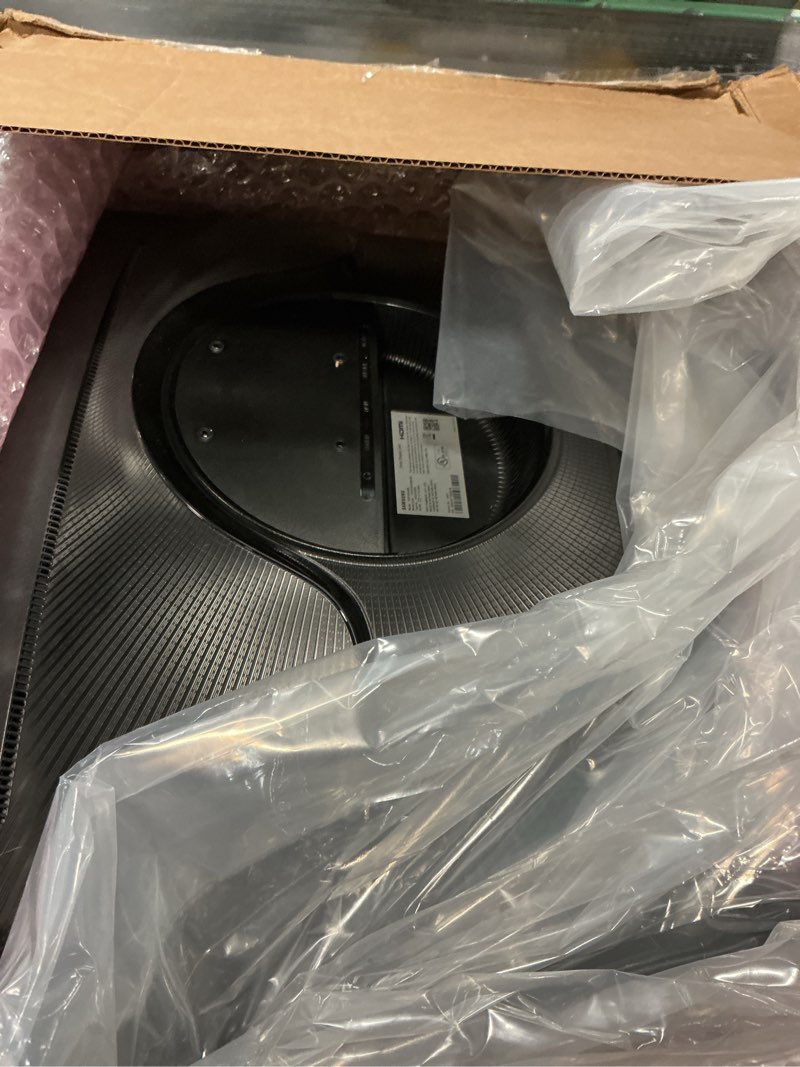 Condition photo showing As Is for SAMSUNG 32" Odyssey G55C Series QHD 1000R Curved Gaming Monitor, 1ms(MPRT), HDR10, 165Hz, AMD Radeon FreeSync, Eye Care, Glare Free, Sharp Resolution LS32CG550ENXZA 32-inch