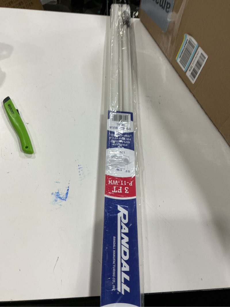 Condition photo showing New/Like New for 36" Kerf Slide-in Double Bulb Seal Weatherstrip Door Bottom – Durable Seal for Energy Efficiency & Draft Protection (White)