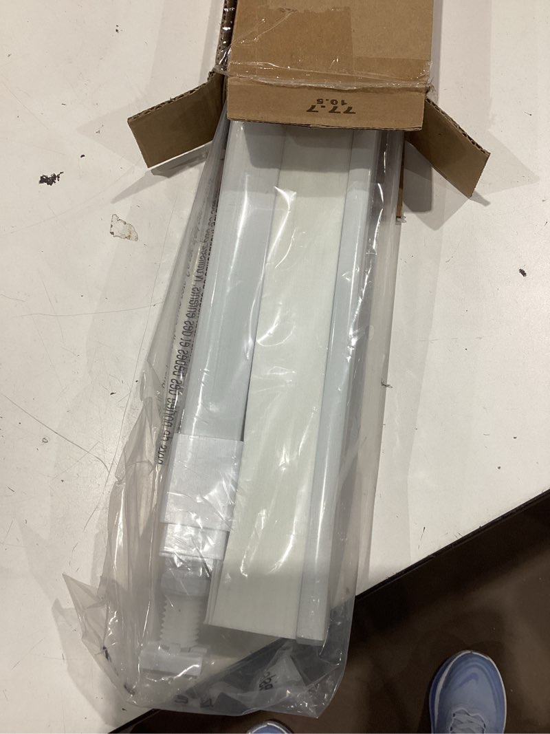 Condition photo showing Good Condition for lazblinds cordless cellular shades, no tools no drill light filtering honeycomb shades pleated blinds for windows, 31'' w x 64'' h, white light filtering-white 31'' w x 64'' h