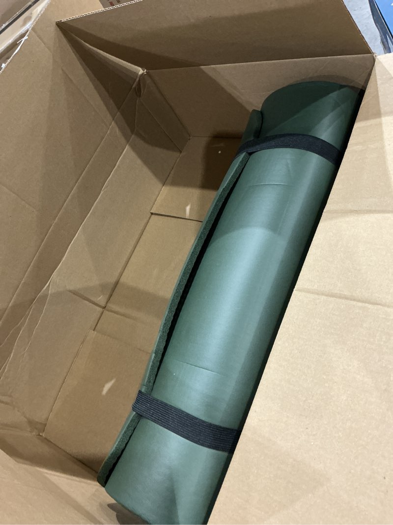 Condition photo showing Good Condition for retrospec solana yoga mat thick 1/2in non-slip workout mat with nylon strap - 72x24in exercise mat for pilates, stretching & fitness - bpa free, easy clean wild spruce 1/2 inch