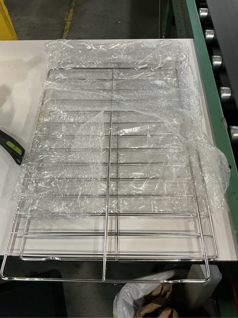 Condition photo showing As Is for [Upgraded] 2Pcs Range Oven Rack W10256908 for Whirlpool/Jenn-Air Range, Replaces W10138079, 3195710, W10179196, 24 x 15-3/4 Inches