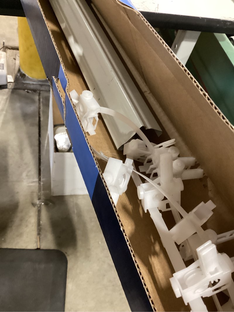 Condition photo showing As Is for levolor vertical headrail 78