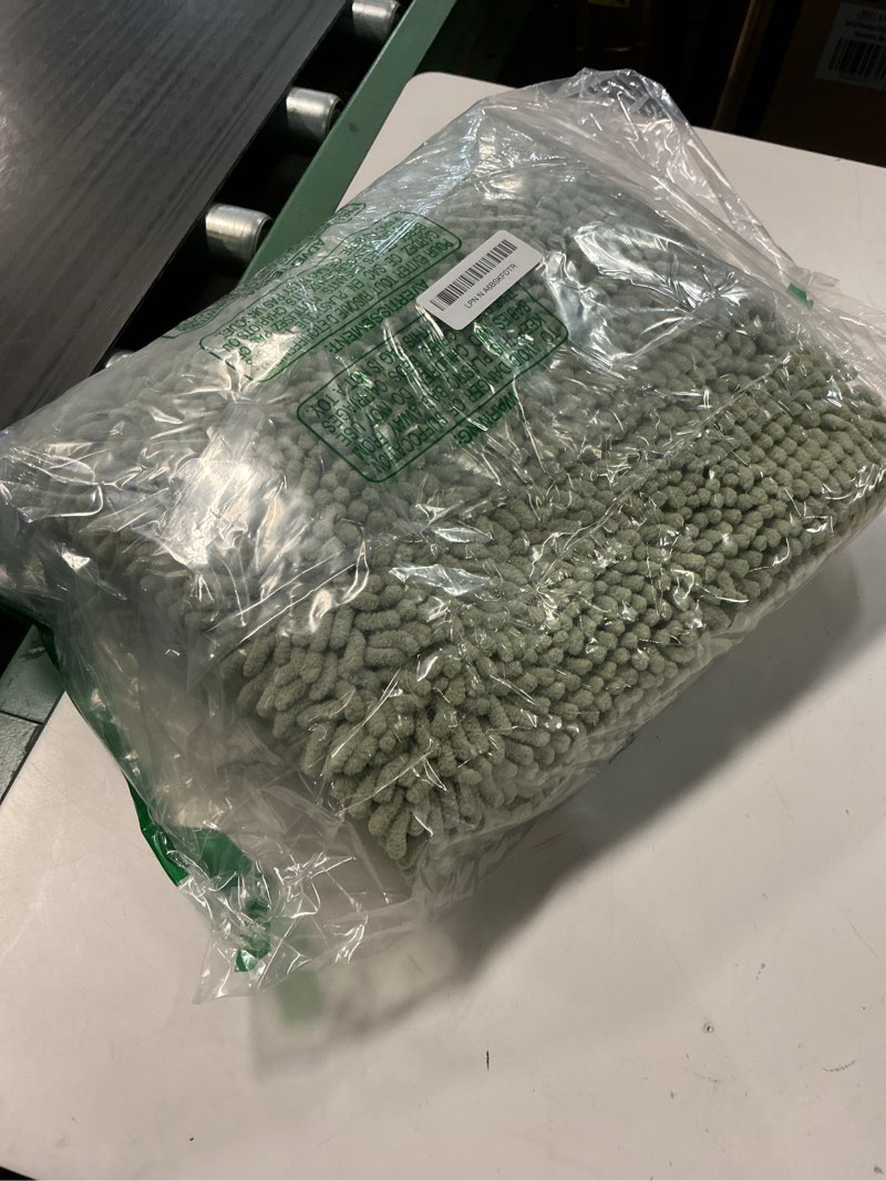 Condition photo showing Good Condition for Smiry Luxury Chenille Bathroom Rugs 36x24, Extra Soft and Absorbent Shaggy Bath Mat, Machine Washable, Non-Slip Plush Carpet Runner for Tub, Shower, and Floor, Home Decor Accessories, Sage Green 36'' x 24'' Sage Green