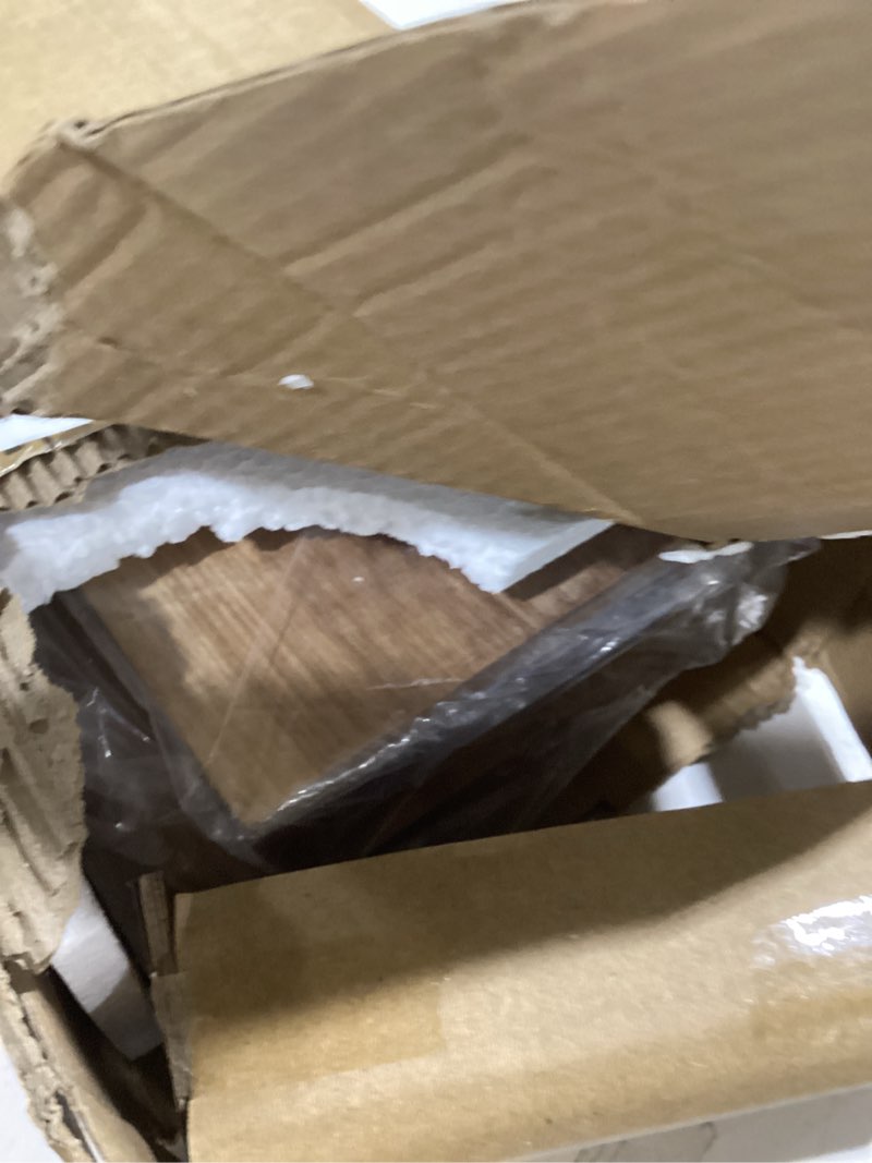 Condition photo showing Good Condition for Solid Ash Wood Picture Ledge Shelf, 36 Inch Floating Shelves with Lip Set of 2, Photo Ledge Shelf Nursery Bookshelf Wall Mounted for Living Room Bedroom Decor, Natural Oak 36" - Solid Ash Wood