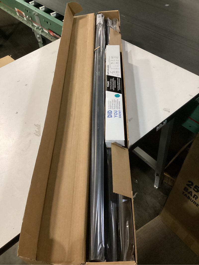 Condition photo showing New/Like New for BlastHome® Luxury 15 ft Custom Curtain Rod – 1 1/4" Large Diameter – Premium Brackets & Endcaps – Nonadjustable Rods Connect for a Seamless Look – Brushed Dark Brown Finish