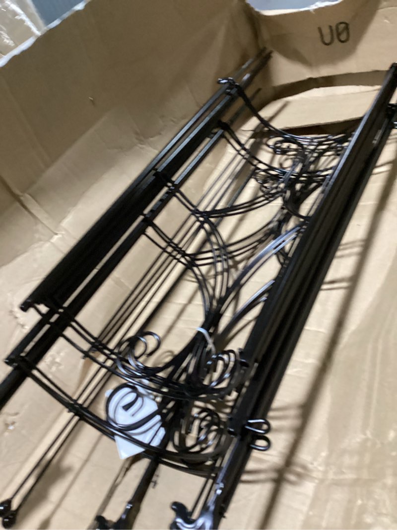 Condition photo showing New/Like New for thealyn garden trellis 2 pack 72'' h x 12'' w metal plant trellis indoor/outdoor metal garden trellis plant trellis for potted plants climbing houseplants flowers black