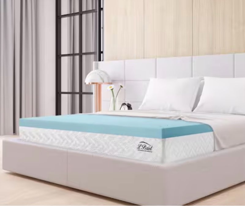 Questions and Answers for L'Baiet Cooling Gel Memory Foam Mattress Topper : 3" Queen Size : Medium Firm : CertiPUR-US Certified
