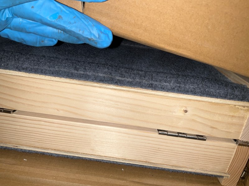 Condition photo showing Good Condition for dog ramp for bed & couch - extra 51.2" long adjustable height 9.5" to 24" wooden non-slip pet ramp, portable foldable doggie car ramp for small medium large dogs, 200 lbs load