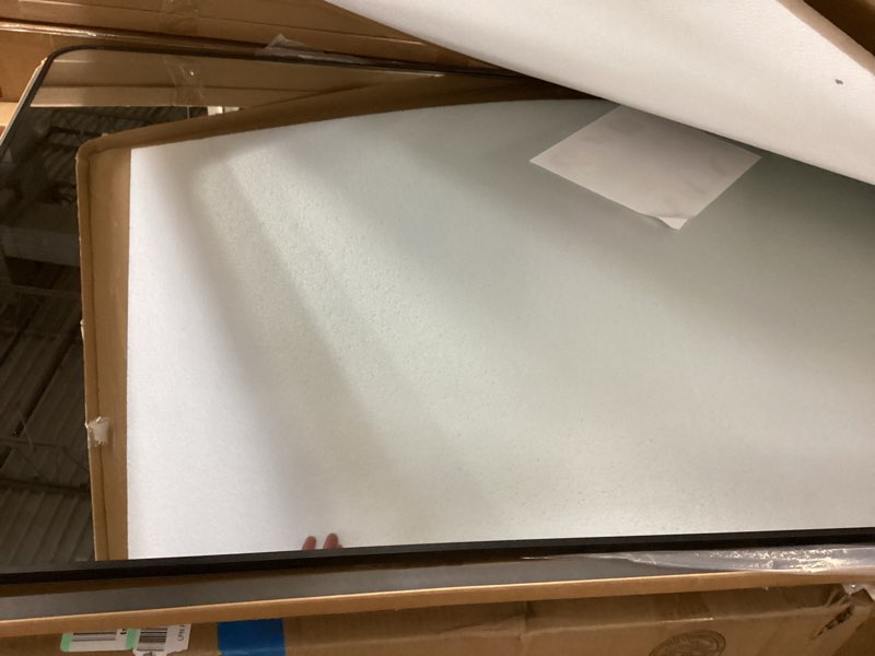 BEAUTYPEAK Black Full Length Mirror, 71"x32" Rounded Corner Floor Mirror Standing Hanging or Leaning