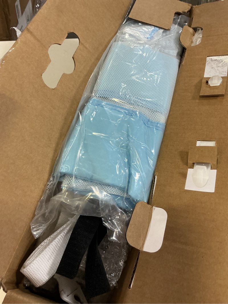 Condition photo showing Good Condition for comfybumpy 1-pack bed rail for toddlers 35.5" l x 19.5" h | toddler bed rails for twin, full & toddler bed size | swing down bed rail guard | baby bed side rail for kids | blue blue 35.5”l x 19.5”h | 1-pack