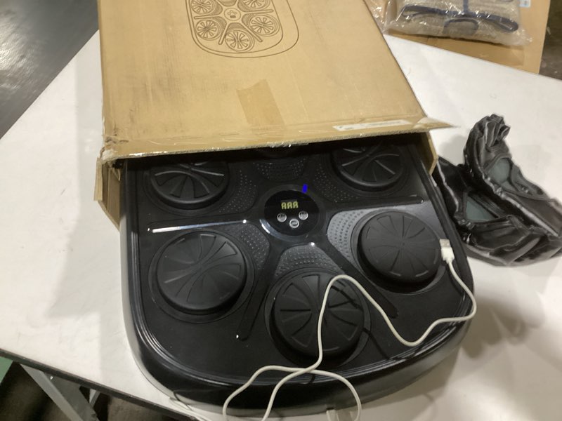 Condition photo showing As Is for Music Boxing Machine (Upgraded Version), Smart Bluetooth Boxing Music Workout Machine for Adults and Kids, Wall Mounted Musical Boxing Machine with Gloves, for Home, Indoor and Gym