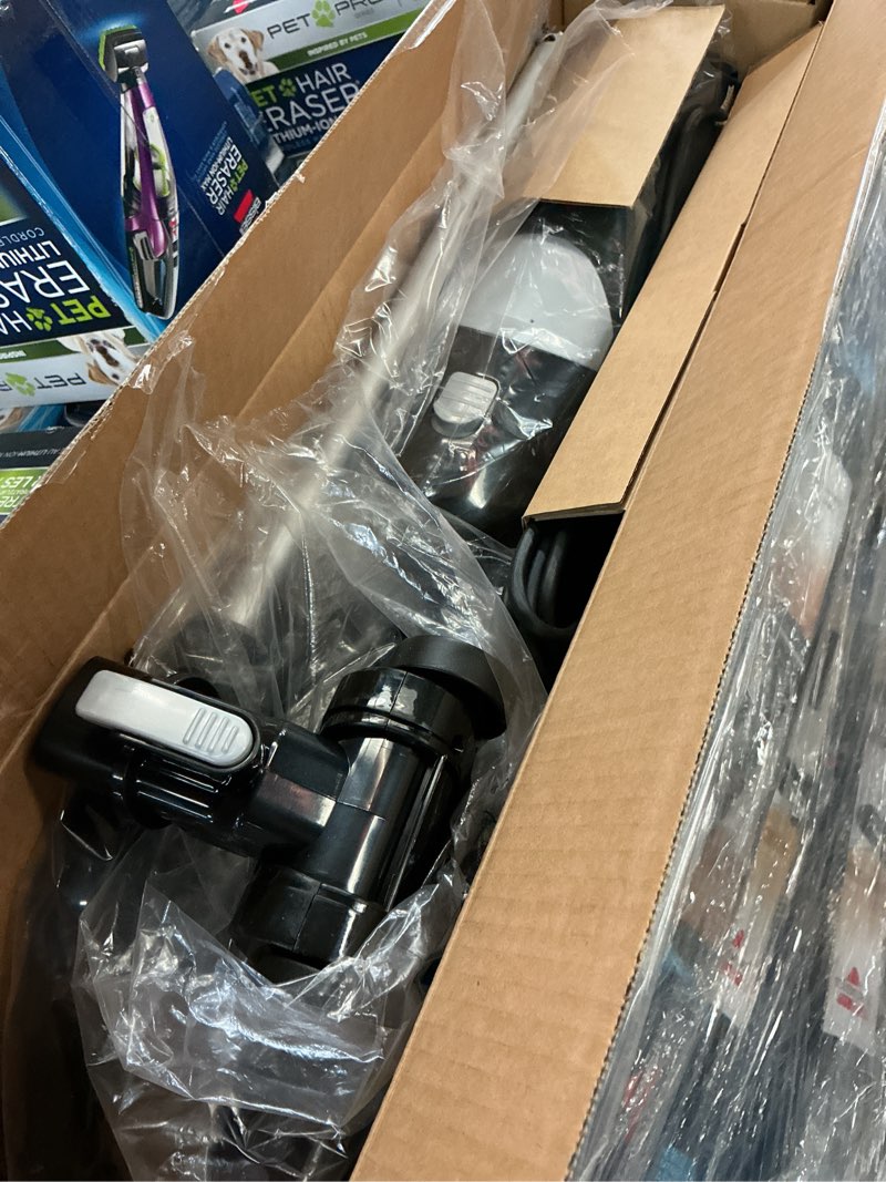 Condition photo showing As Is for bissell magic vac powerbrush 3-in-1 corded stick vacuum cleaner