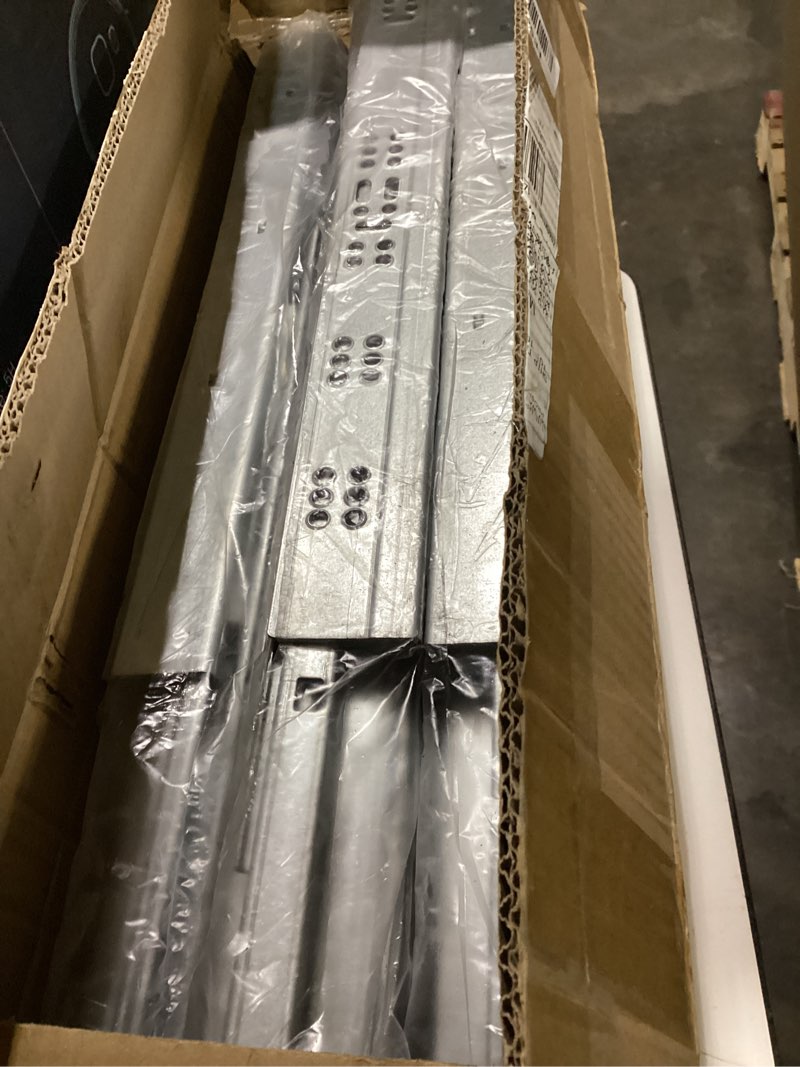 Condition photo showing Good Condition for 6 Pair 24 Inch Undermount Soft Close Drawer Slides,Bottom Mount Concealed 100lb Load Capacity Full Extension Ball Bearing Rails with Adjustable Locking Devices