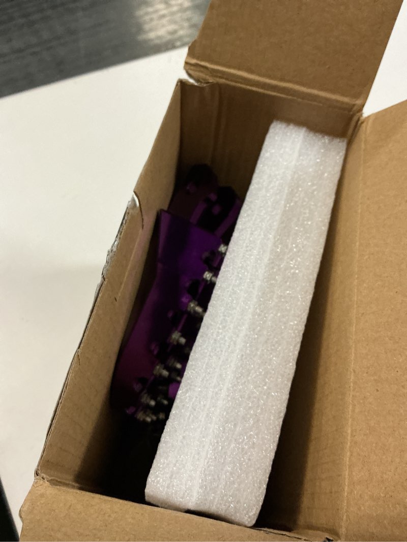 Condition photo showing As Is for JFG RACING Dirt Bike Pegs,Motorcycle Foot Pegs MX Foot Pedals Rests CNC for Light Bee Surron/CRF150F CRF230F 2003-2019/KDX200 1983-1994 - Purple