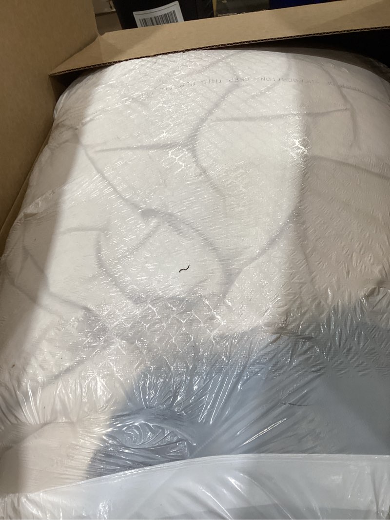 Condition photo showing New/Like New for Cupocupa Pink Ruffle King Size Comforter Set, Shabby Chic Boho Bedding Comforter Sets, Fluffy Cozy Bedding Comforters & Sets for All Season, 3PCS Lightweight Farmhouse Rustic Bedding Sets, Beige King Beige