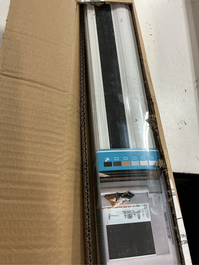 Condition photo showing New/Like New for changshade cordless cellular shades, blackout room darkening black out honeycomb blinds for indoor windows bedroom, pull down pleated accordion blind easy install, shade size 48" wx64 h, black blackout black 48" w x 64" h