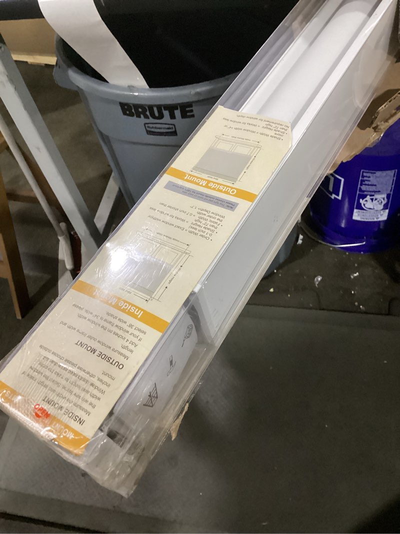 Condition photo showing Good Condition for persilux blackout roller shades for windows, cordless blinds with valance, thermal insulated fabric, uv protection shades for home, office and bedroom (black,63" wx72 h) 63"w x 72"h black