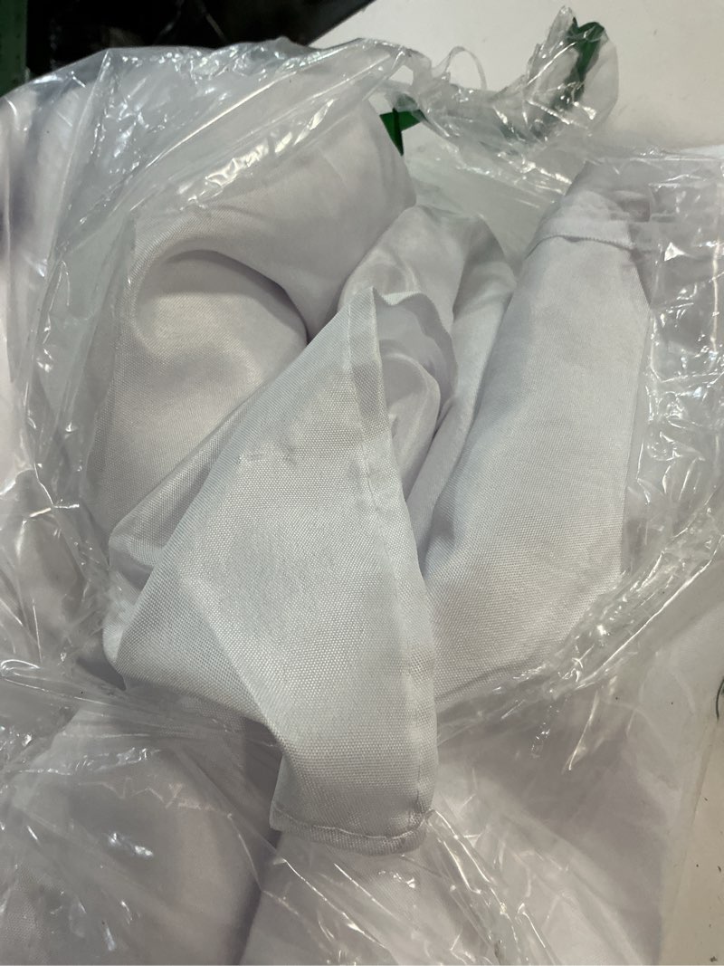 Condition photo showing Good Condition for 10-pack white tablecloths for rectangle tables, 60 x 120 inches, stain-resistant polyester fabric for 6 foot tables - washable table covers for weddings, banquets, birthday, parties, events white 60x120 in, 10 pack