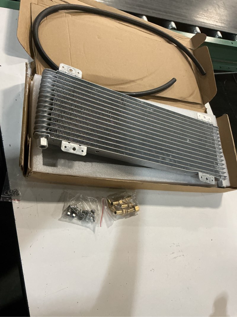 Condition photo showing Good Condition for 40k transmission cooler kit, lpd47391 transmission oil cooler (40,000 gvw), low pressure drop trans cooler compatible with tru cool 40k, for trucks & towing vehicles