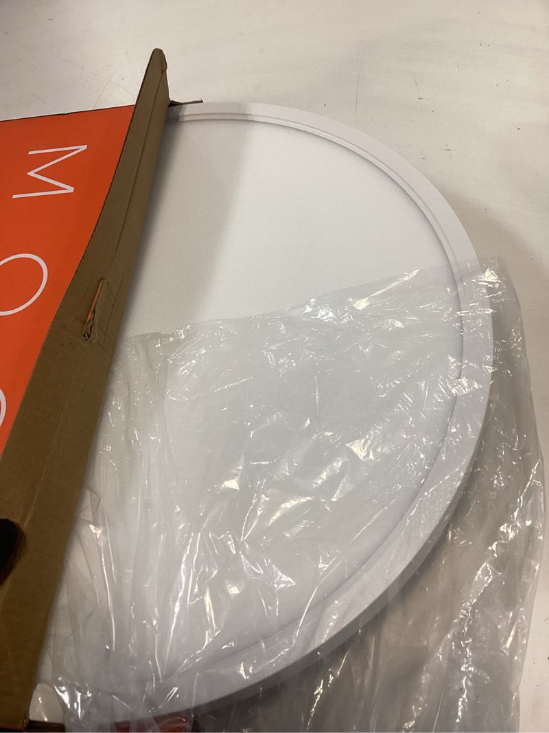 Condition photo showing Good Condition for TALOYA LED Ceiling Light Living Room White, 15.8 Inch Thin Flat Modern Flush Mount Lighting Fixture for Bedroom,5 Color Temperatures in 1, 24w Round 0.94 Inch Thickness White(5CCT) 15.8Inch-1 Pack