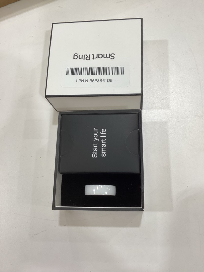 Condition photo showing Good Condition for Smart Ring Health Tracker for Men & Women, IP68 Waterproof Fitness Sleep Heart Rate Blood Oxygen Tracker Ring, Bluetooth Fitness Tracker Ring Pedometer with APP for Daily Use