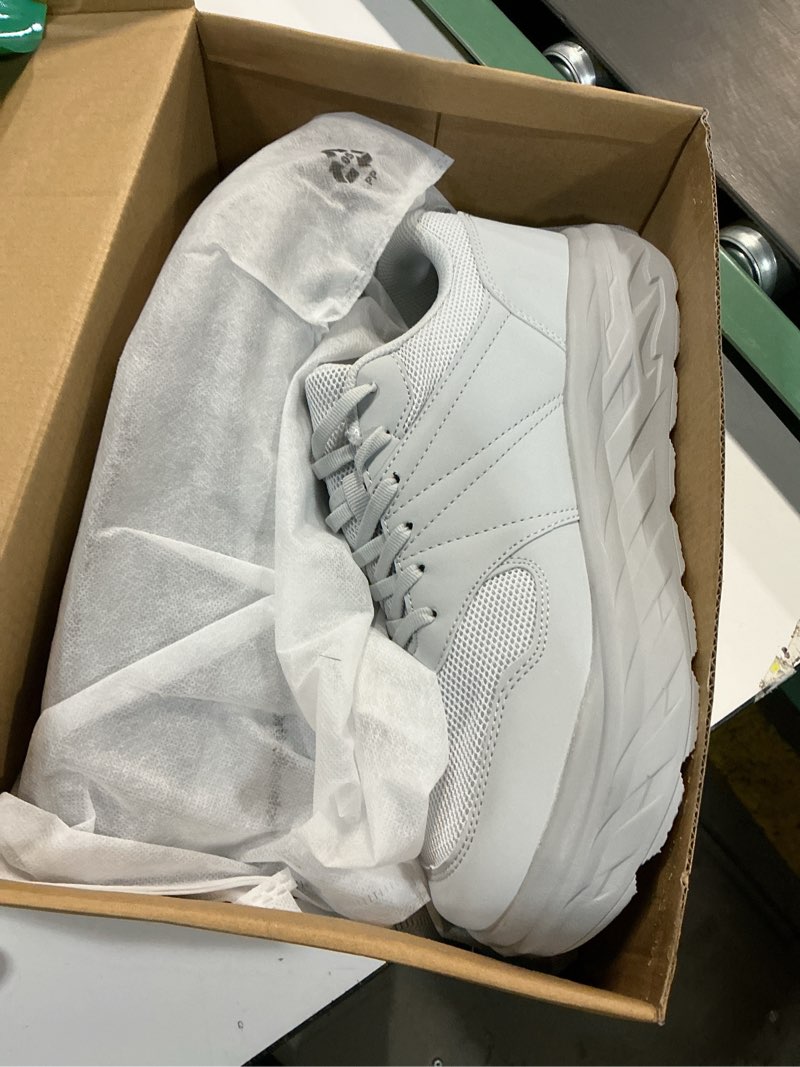 Condition photo showing New/Like New for OrthoComfoot Men's Orthopedic Diabetic Wide Walking Shoes: Comfortable Arch Support Plantar Fasciitis Sports Running Sneakers, Casual Swollen Bunion Work Tennis Shoes for Foot and Heel Pain Relief 44 Wide K2-gray