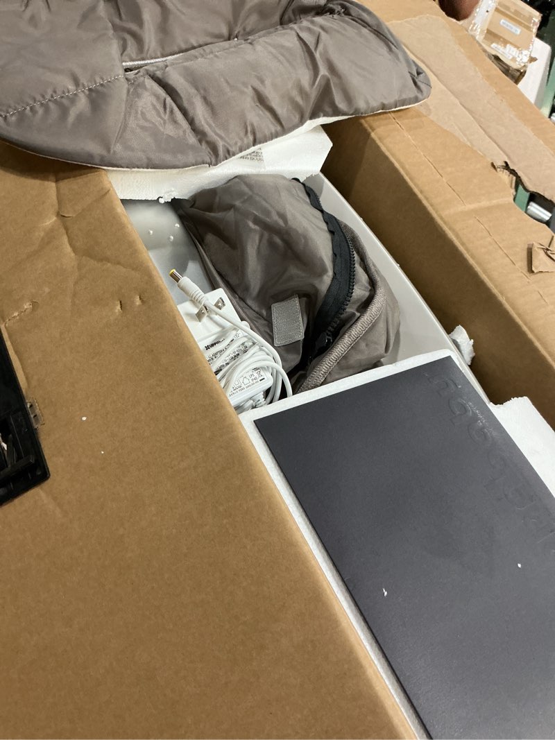Condition photo showing Good Condition for uppababy mamaroo smart swing – customizable soothing modes with motionsync technology – infant recline + bluetooth enabled – included newborn insert – wells (dark taupe mélange)