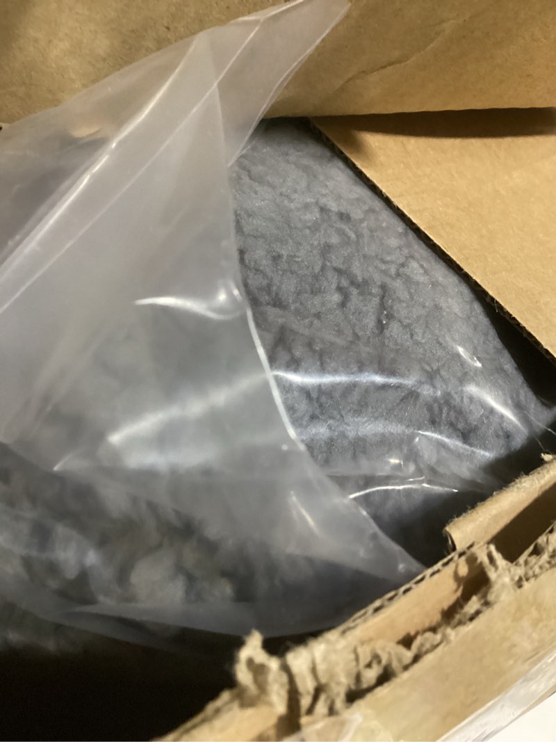 Condition photo showing Good Condition for Bedsure GentleSoft Fluffy King Size Blanket for Bed, Faux Fur Fuzzy Minky Couture Warm Blanket for Winter, Thick Plush Sherpa Fleece Oversized Winter Bedding Cozy Gifts for Room, 108x90, Tie Dye Grey 01- Tie Dye Grey King (108" x 90")