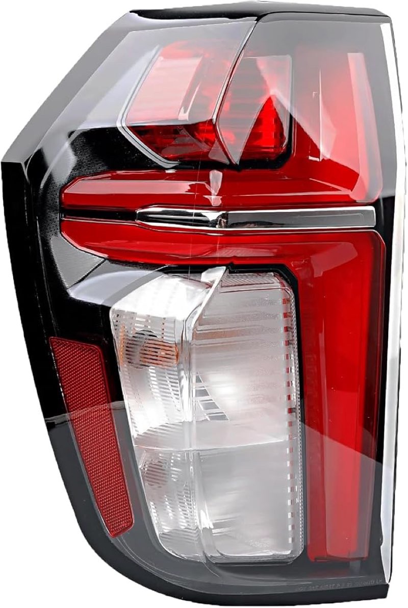 vectracool led right tail light without blind spot compatible with chevrolet tahoe/suburban 2021-202
