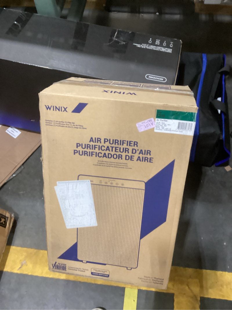 Condition photo showing As Is for WINIX 5510 Air Purifier (New Generation of 5500-2) for Home Large Room Up to 1881 Ft² in 1 Hr, True HEPA, High Deodorization Carbon Filter and Auto Mode, Captures Pet Allergies, Smoke, Dust. Polished Charcoal Gray Air Purifier