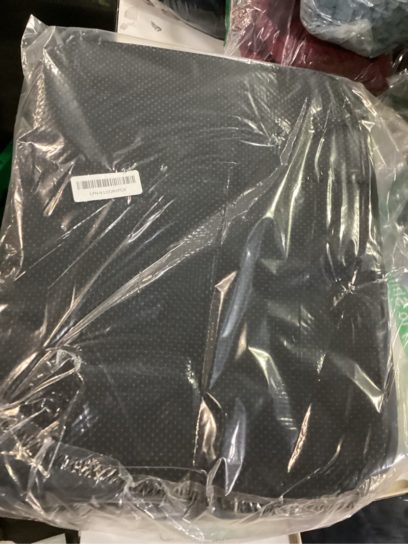Condition photo showing New/Like New for HOMBYS Adjustable Car Booster Seat for Short Drivers, 3 Heights for Different People, Adult Car Seat Cushions for Driving, Supportive Car Seat Pad for Lower Back Pain Reduce, (17"x12.8"x6.3", Black) Black 17"x13.8"x6.3"