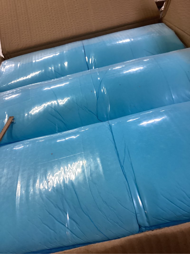 Condition photo showing Good Condition for boscute enormous size 54"x37" pee pads for large dogs, heavy absorbent quick dry disposable puppy pee pads, thicken strong leak-proof backing disposable dog pads (150 counts)