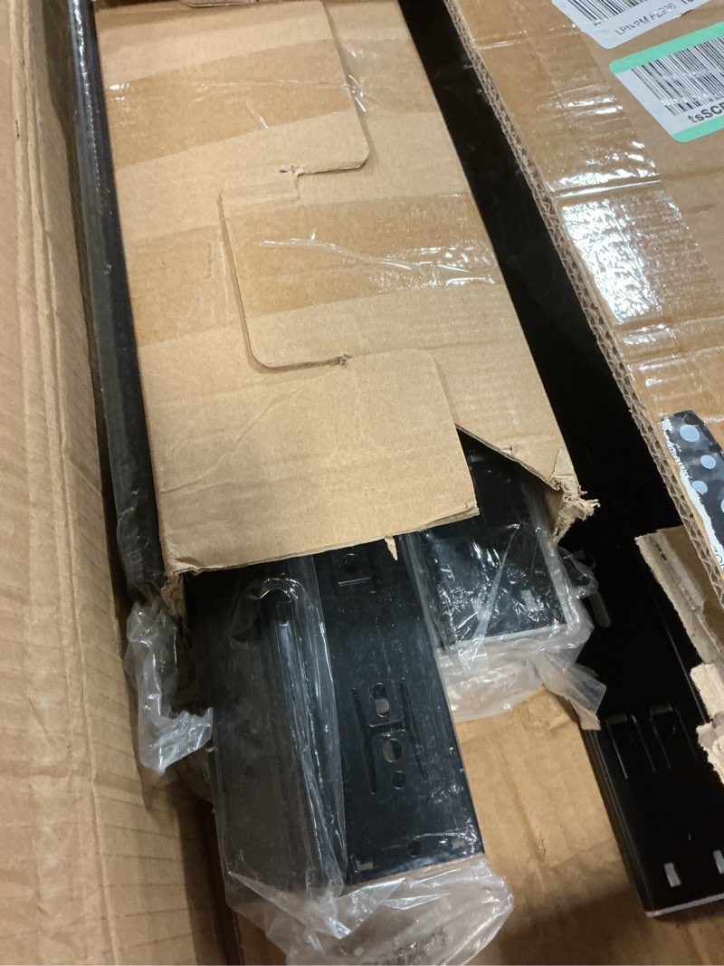 Condition photo showing As Is for ravinte 16 inch soft close drawer slides 10 pairs 20 pack black full extension ball bearing drawer glide side mount 16 inch 10