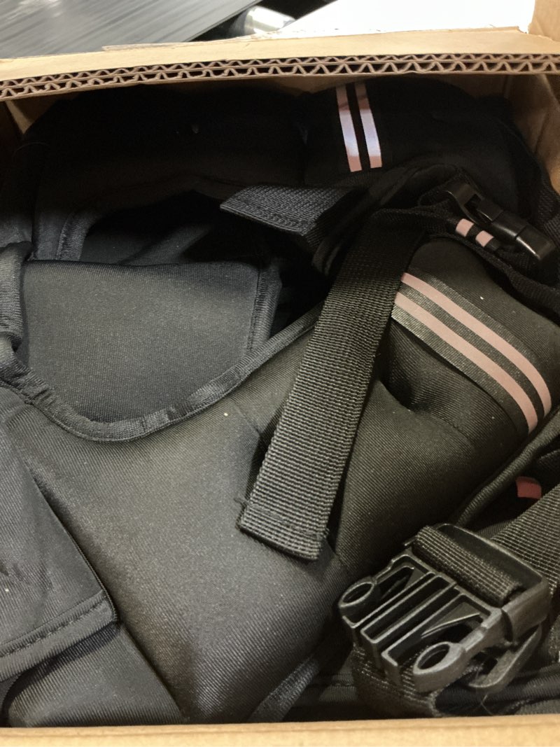 Condition photo showing Good Condition for zelus weighted vest for women men, 4-10lb/11-20lb/20-32lb curve-fit ergonomic design adjustable workout vest with 6 iron sand bags, sgs-certified rucking vest for strength training & cardio workouts