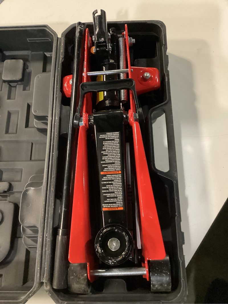 Condition photo showing Good Condition for craftsman black 2.25-ton steel hydraulic trolley jack