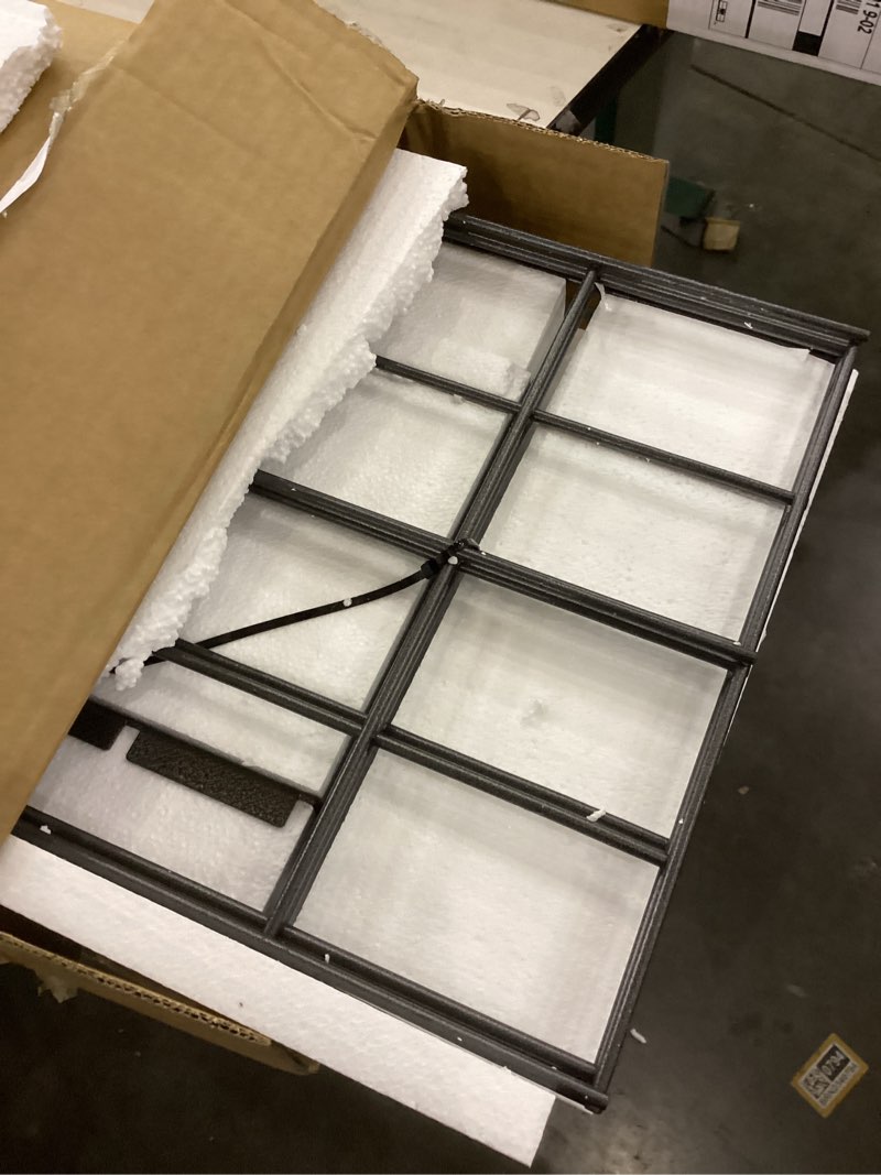 Garage wall shelf 600x1200mm 2x4ft black